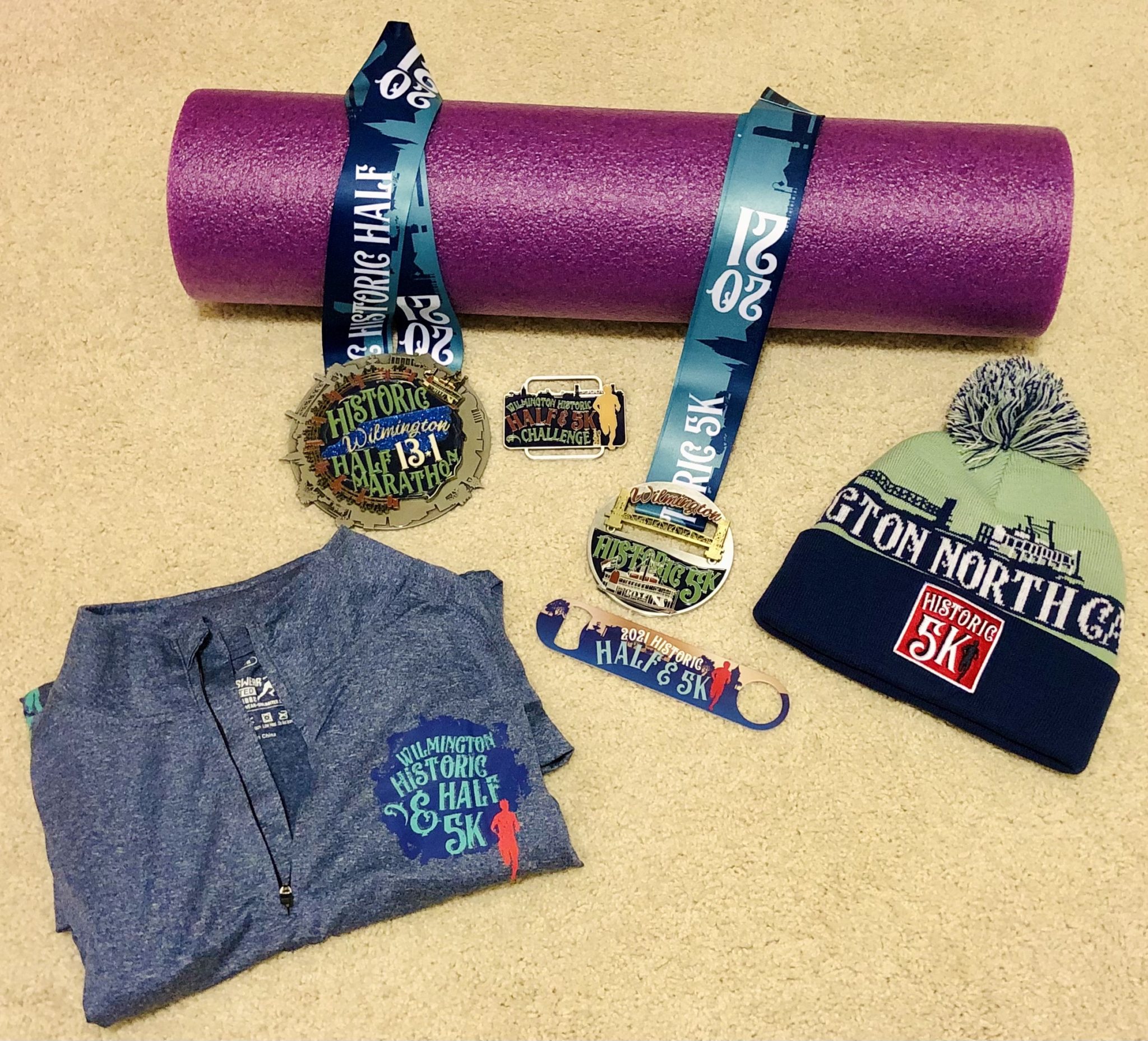 Surprise! The Wilmington Historic 5K & Half Marathon Race Recap(s