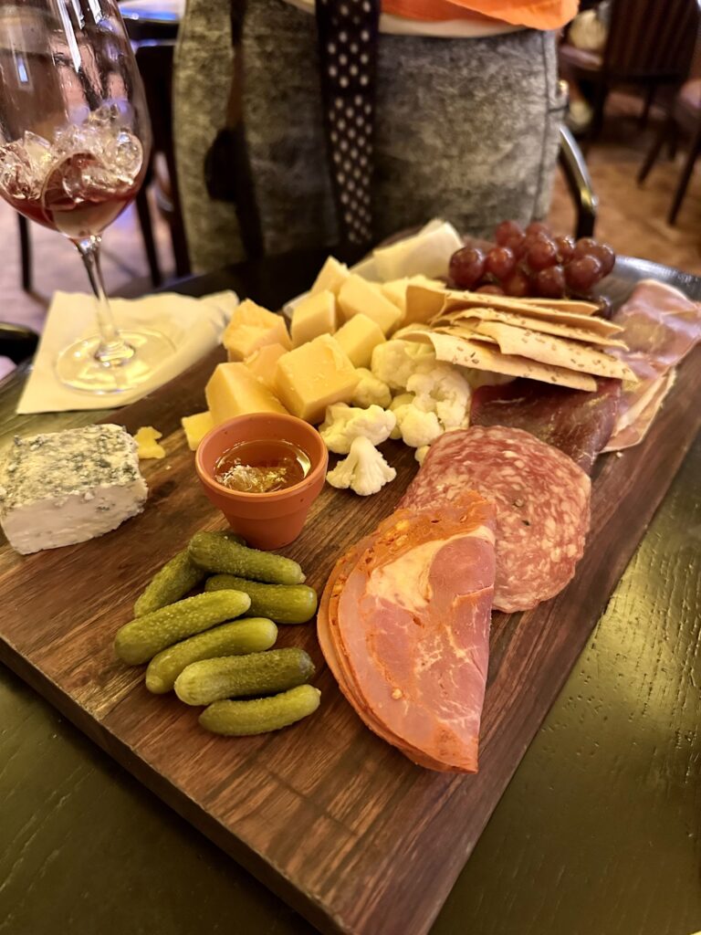 Territory Lounge at Wilderness Lodge - artisanal cheese and charcuterie