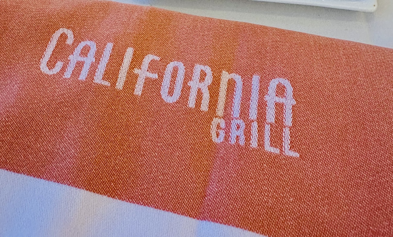 California Grill napkin
