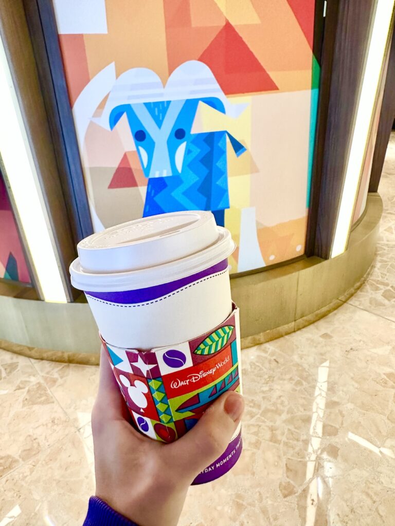 Coffee from Contemporary Grounds on the lobby level of The Contemporary