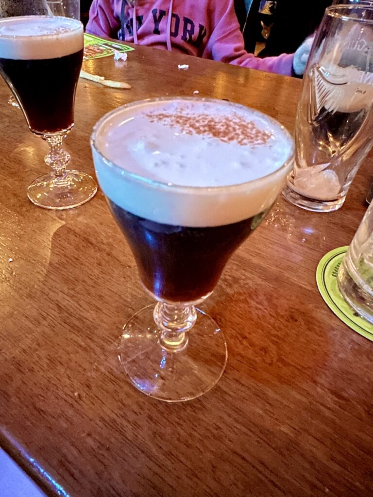 Raglan Road Irish coffee