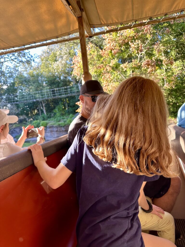 The girls on Kilimanjaro Safaris