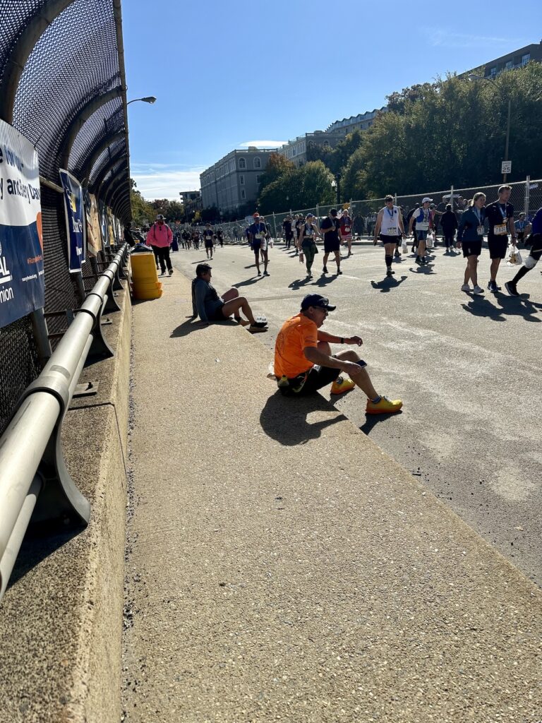 Marine Corps Marathon 2024 finisher chute