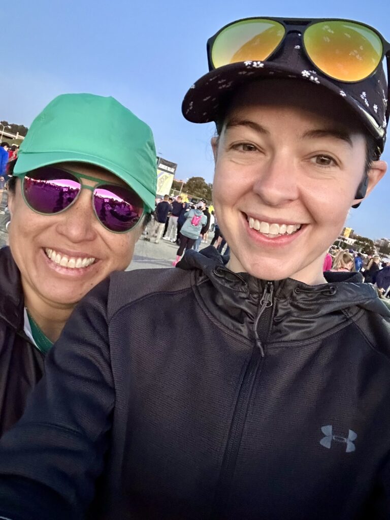 Marine Corps Marathon 2024 pre-race selfie