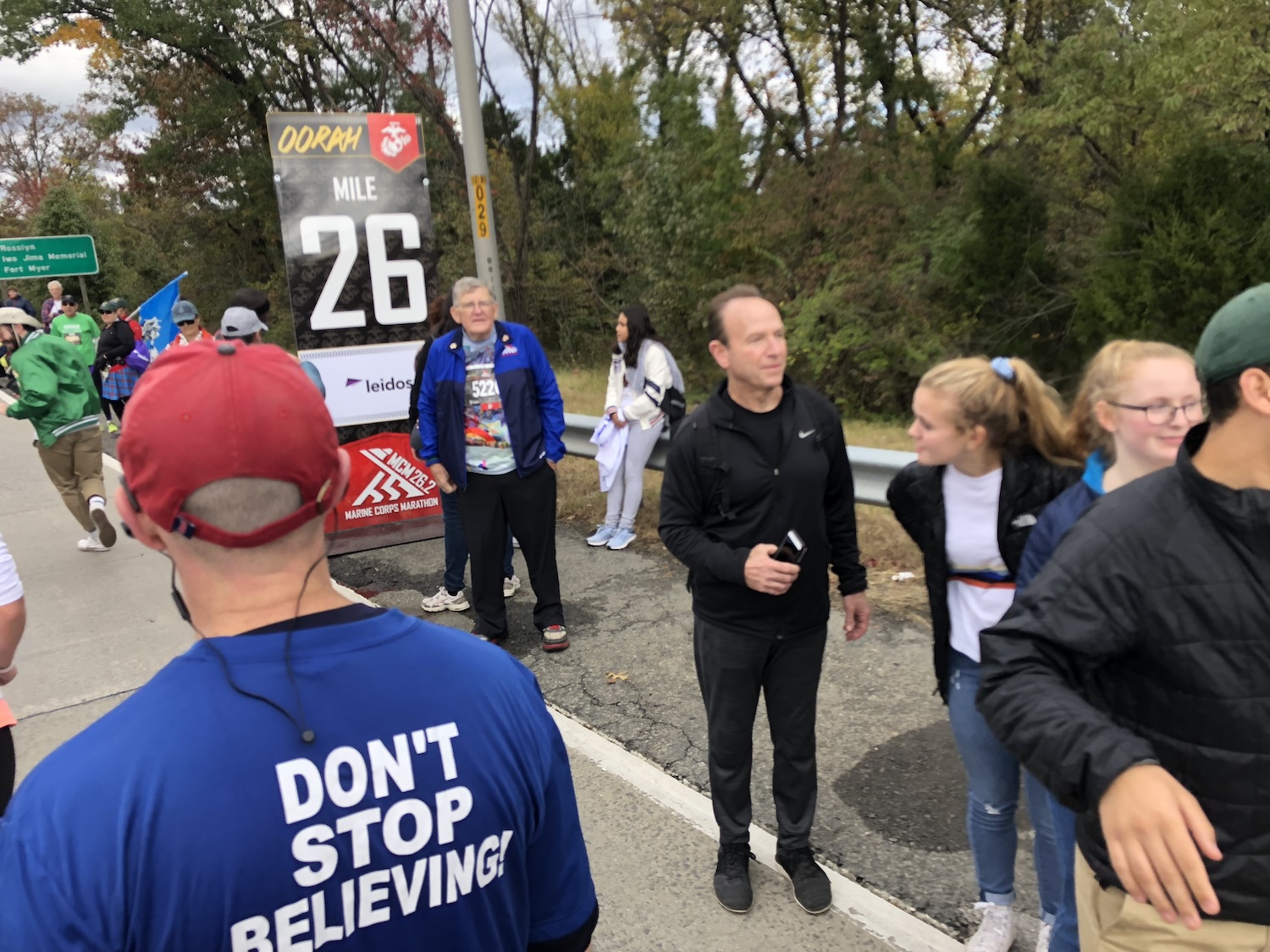 Marine Corps Marathon mile 26