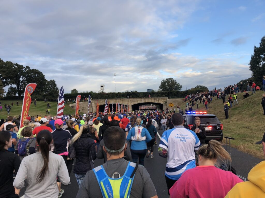 Marine Corps Marathon start line