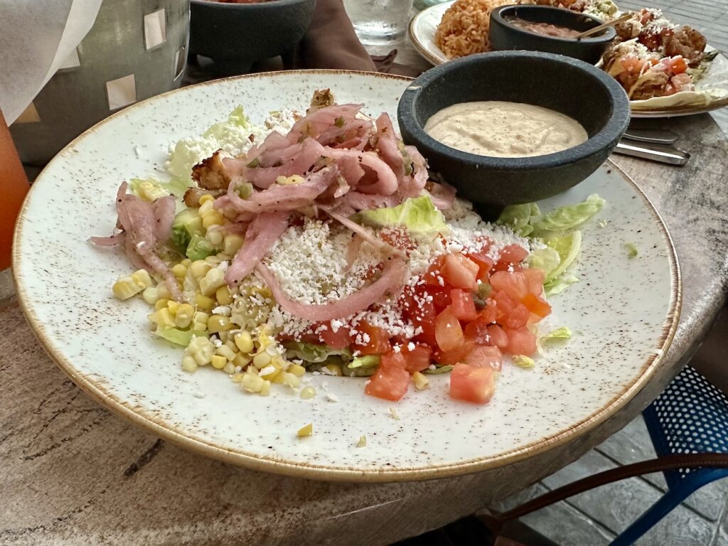 Universal Studios Florida Antojitos salad