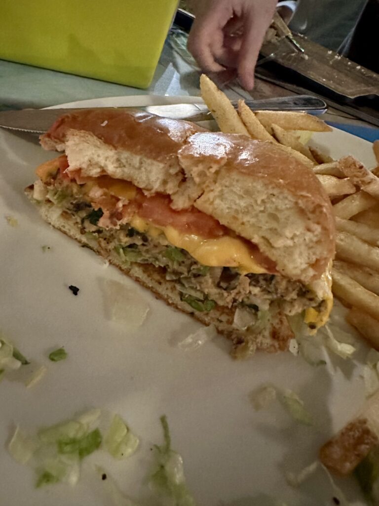 Universal Studios Florida Margaritaville veggie burger