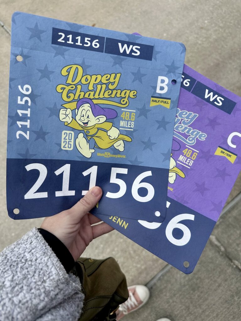 WDW Marathon Weekend Expo Dopey Challenge bibs