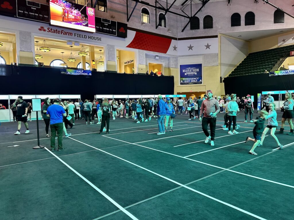 WDW Marathon Weekend Expo bib pickup